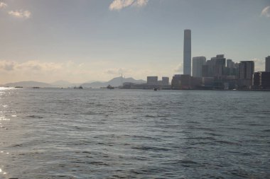15 Mayıs 2021 Wan Chai Gezinti güvertesinden kowloon görüntüsü