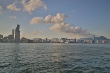 15 Mayıs 2021 Wan Chai Gezinti güvertesinden kowloon görüntüsü