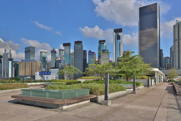 Maggio 2021 Wan Chai District Promenade Hong Kong — Foto Stock