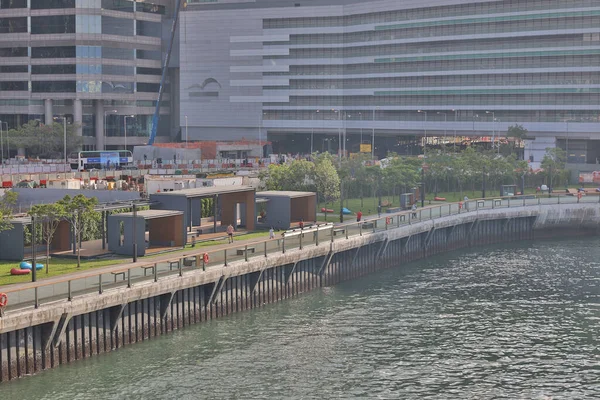 Maggio 2021 Wan Chai District Promenade Hong Kong — Foto Stock