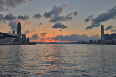 15 Mayıs 2021, Victoria Limanı 'nın Hong Kong Skyline Kapısı.