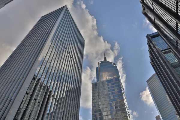 Května 2021 Moderní Kancelářská Budova Wan Chai — Stock fotografie