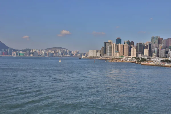 May 2021 Coastline Causeway Bay Island East — 스톡 사진