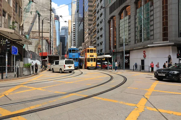 18 Mayıs 2021 Batı Market, Hong Kong tramvay istasyonu.