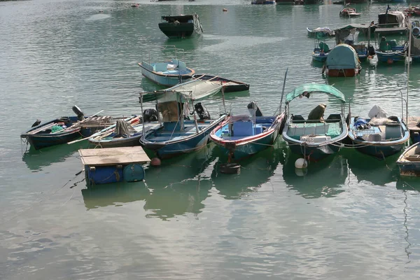 Septiembre 2005 Pequeño Barco Lei Yue Mun Hong Kong — Foto de Stock