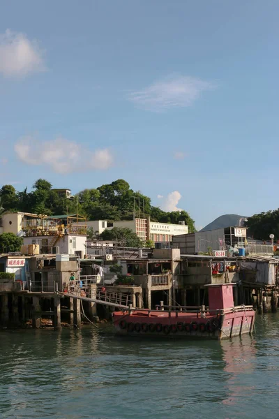 Sept 2005 Sam Tsuen Puerto Refugio Tifones Yau Tong — Foto de Stock