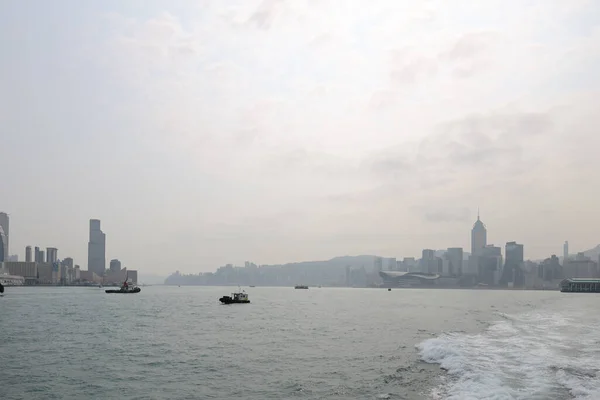 Mart 2021 Hong Kong Victoria Limanı — Stok fotoğraf