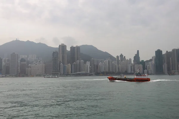 Marzo 2021 Puerto Victoria Ciudad Hong Kong — Foto de Stock