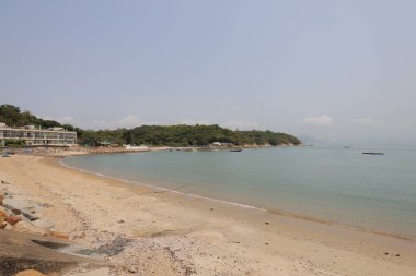 16 Mart 2021 Tung Wan Peng Chau, Hong Kong 'da Sakin Bir Ada