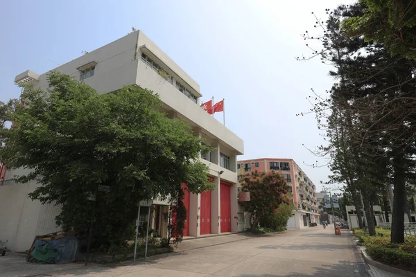 Marzo 2021 Estación Bomberos Peng Chau Hong Kong — Foto de Stock