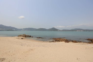 16 Mart 2021 Peng Chau 'nun kuzeyindeki beachat, hk