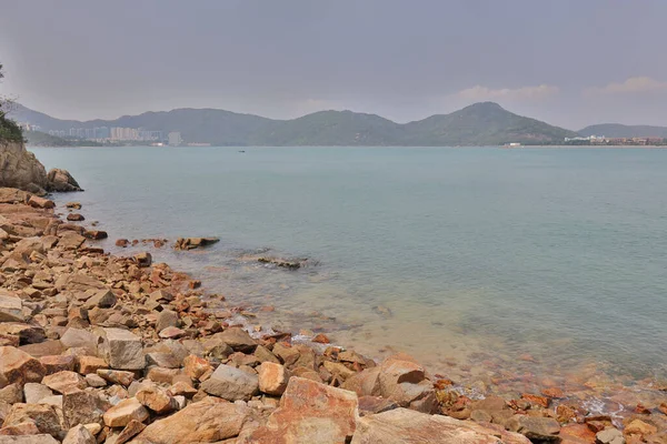 März 2021 Die Küste Von North Peng Chau — Stockfoto