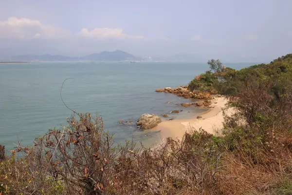 März 2021 Die Küste Von North Peng Chau — Stockfoto