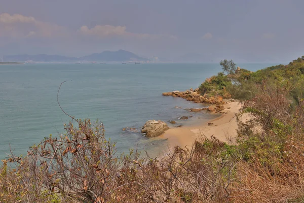 März 2021 Die Küste Von North Peng Chau — Stockfoto