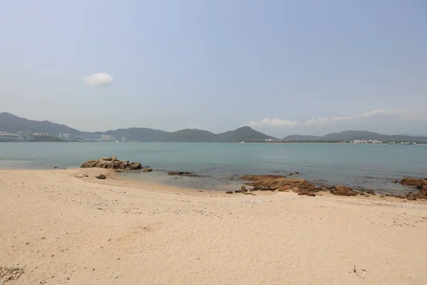 Março 2021 Praia Norte Peng Chau — Fotografia de Stock