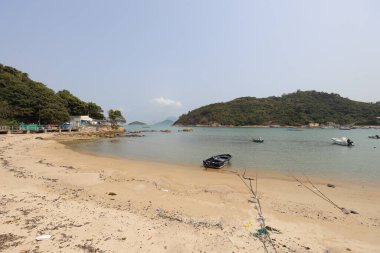 16 Mart 2021 Tung Wan Peng Chau, Hong Kong 'da Sakin Bir Ada