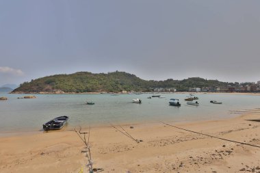 16 Mart 2021 Tung Wan Peng Chau, Hong Kong 'da Sakin Bir Ada