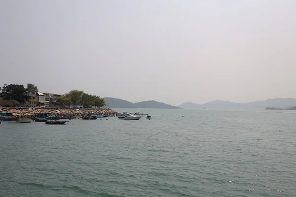 Mars 2021 Peng Chau Hongkong Färjan — Stockfoto