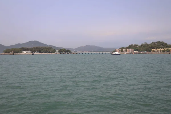 Mars 2021 Peng Chau Hongkong Färjan — Stockfoto