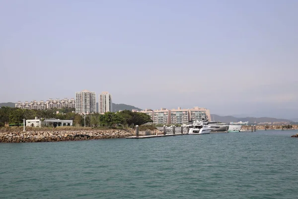 2021年3月16日香港ディスカバリーベイのランタウヨットクラブ — ストック写真