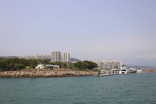 Marzo 2021 Lantau Yacht Club Discovery Bay Hong Kong —  Fotos de Stock