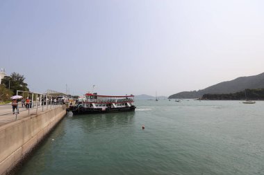 16 Mart 2021 Discovery Bay Kai To Rıhtımı, Hong Kong manzarası
