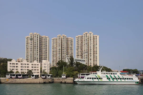 März 2021 Die Landschaft Der Discovery Bay Kai Dock Ong — Stockfoto