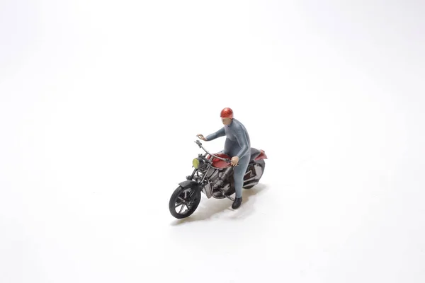 Mini Figure Racing Motorcycles — Fotografia de Stock