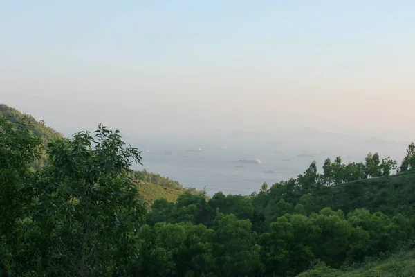 Landskapet Vid Tsing Naturstig Hong Kong — Stockfoto