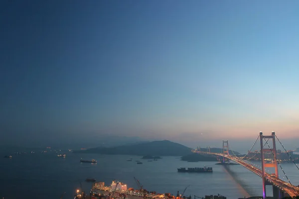 Juli 2005 Een Tsing Bridge Snelwegen Hong Kong — Stockfoto