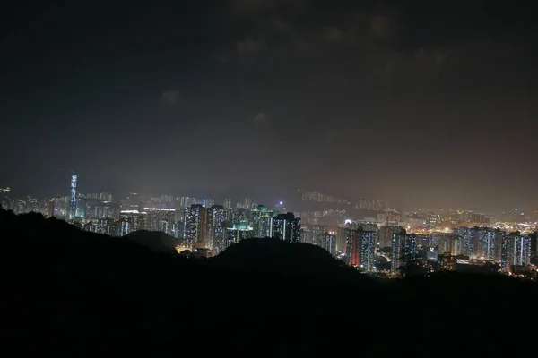 Temmuz 2005 Batı Yakasındaki Tsuen Wan Gece Görüntüsü — Stok fotoğraf