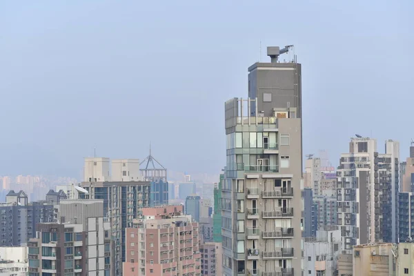 Jan 2021 Gruppe Von Massenwohngebäuden Shek Tong Tsui — Stockfoto