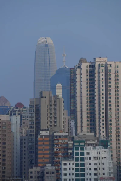 Jan 2021 Die Gewerbe Und Wohnimmobilien Auf Sai Wan — Stockfoto