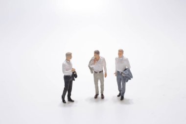 Küçük işletme figürünün küçük grubu.