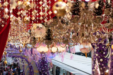 19 Kasım 2005 Tsim Sha Tsui AVM 'de Noel süslemeleri