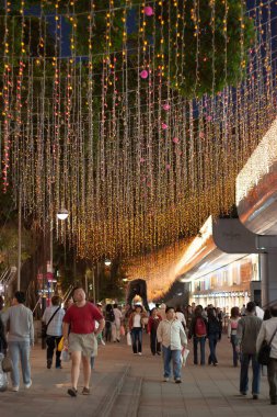 19 Kasım 2005 Tsim Sha Tsui AVM 'de Noel süslemeleri