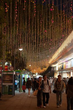 19 Kasım 2005 Tsim Sha Tsui AVM 'de Noel süslemeleri