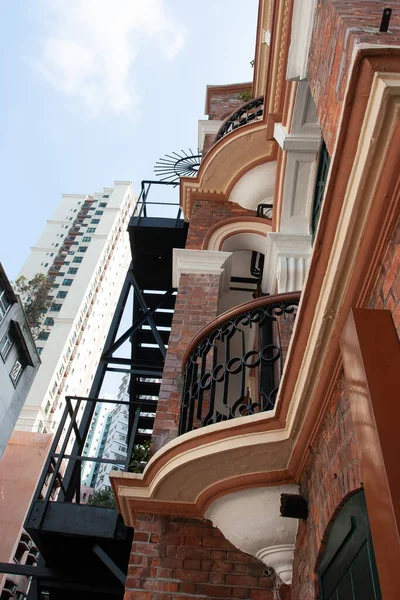 Nov 2005 Museo Ciencias Médicas Hong Kong Casa Ladrillo Rojo — Foto de Stock