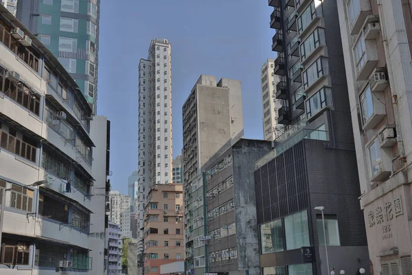 Seb 2021 Das Alte Haus Tong Lau Der Queens Road — Stockfoto