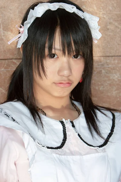 Portrait Une Belle Fille Cosplay Juillet 2007 — Photo