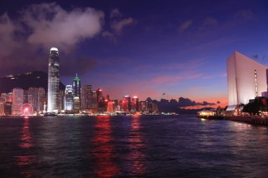 22 Mayıs 2021 Liman Alanı, Victoria Limanı manzaralı, Tsim Sha Tsui