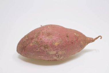 the Sweet Potatoes on the white back ground 