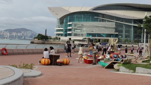 Ιουνίου 2021 Κεντρική Και Δυτική Περιφέρεια Promenade Κεντρικό Τμήμα — Αρχείο Βίντεο