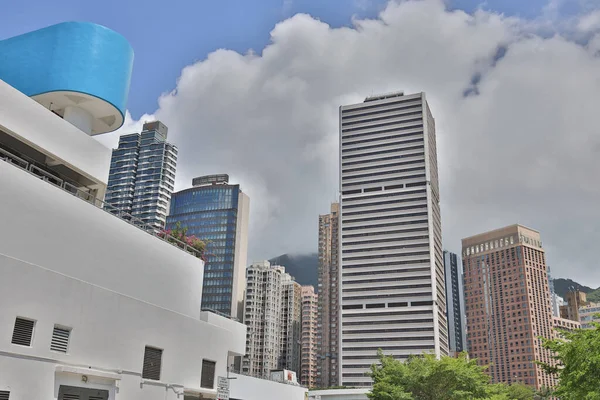 Juni 2021 Een Modern Appartementencomplex District Shek Tong Tsui — Stockfoto