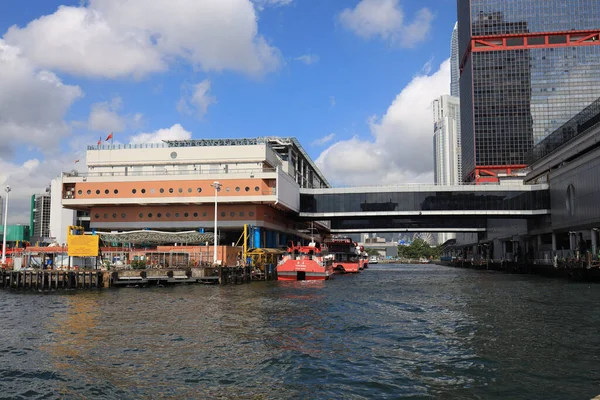 Junho 2021 Lanscape Hong Kong Macau Ferry Cais — Fotografia de Stock