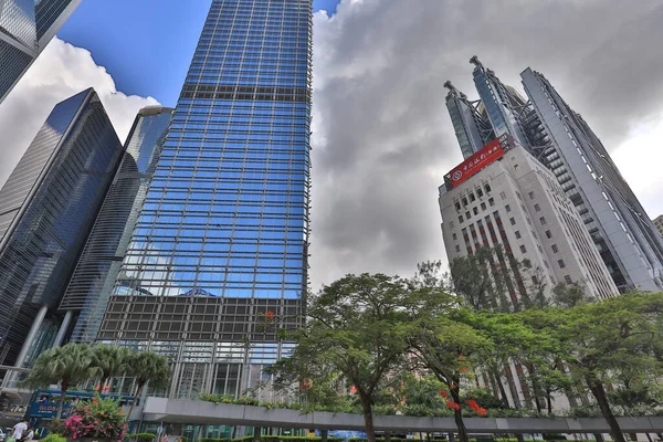 Juni 2021 Het Bankgebouw Central Hong Kong — Stockfoto