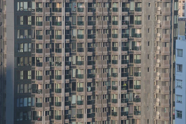 Dic 2020 Highrise Bloques Apartamentos Residenciales Sai Ying Pun —  Fotos de Stock