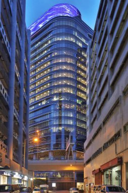 25 Haziran 2021 Ngau Tau Kok, Hong Kong 'daki modern ofis.