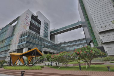 25 Haziran 2021 'de Hong Kong Çocuk Hastanesi' nin dışında, parkı Kai Ta