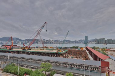 25 Haziran 2021 Kai Tak Geliştirme 'de yapım aşamasında.